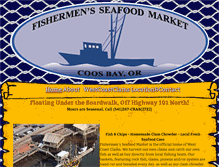 Tablet Screenshot of fishermensseafoodmarket.com